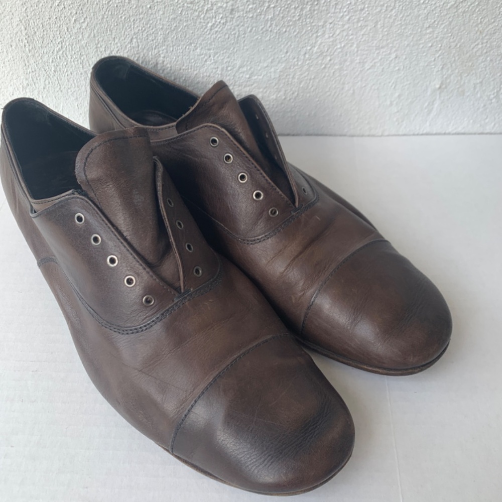 Mens Leather PRADA Laceless Oxford shoes - Picture 9 of 9